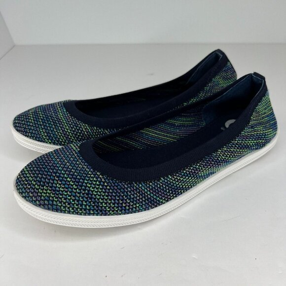 Gianni Bini Womens Blue Fabric Round Toe Slip-On Low Top Size 8.5M Ballet Flats - Picture 1 of 10